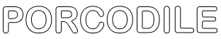 Porcodile Logo